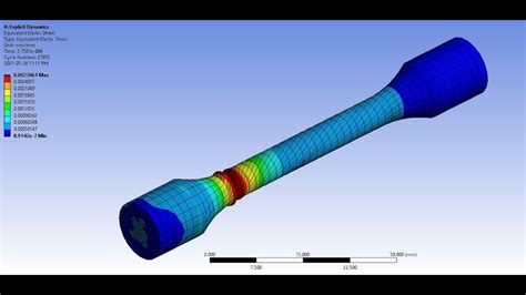 explicit dynamics torsion test